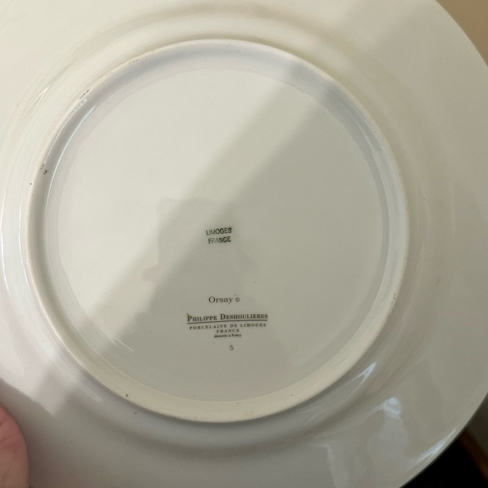 Phillipe Deshoulieres Dinner Plate Orsay Cobalt Blue - Picture 2 of 3